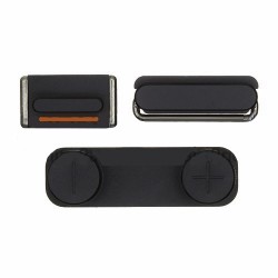 iPhone 5 Mute, Volume and Power Buttons- (Black)